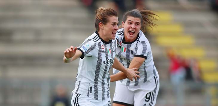 Zamanian, Bonfantini, Girelli: il 2023 della Juventus inizia bene. Tris bianconero a Cittadella, ma che festa al Tombolato