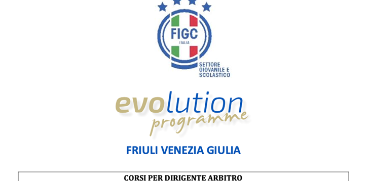 Corsi per Dirigente Arbitro 2023