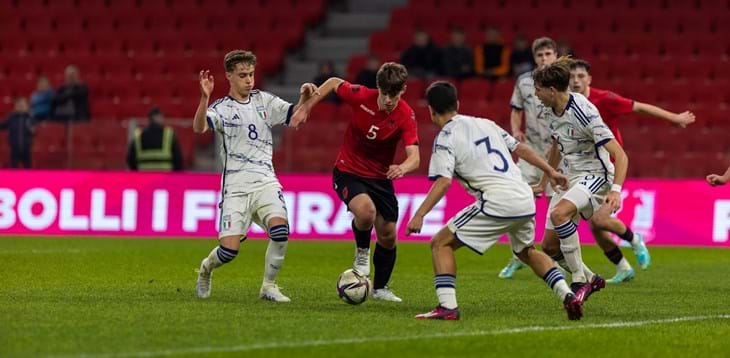 Super Italy in Albania: five star performance from Zoratto’s side. Goals from Liberali, Garofalo, Maiorana, Gariani, and an own goal