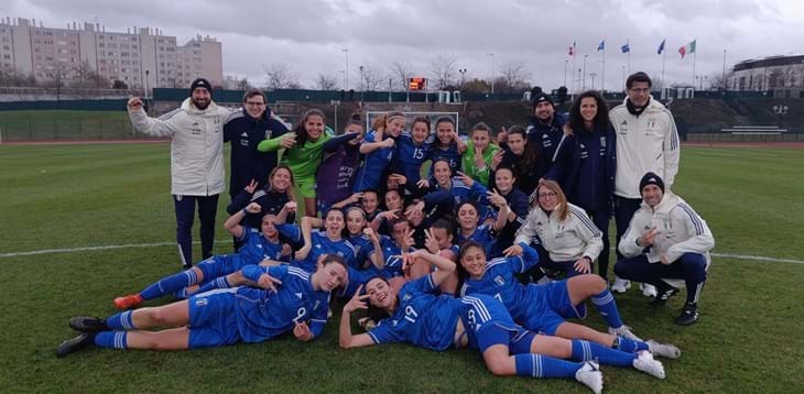 L’Italia supera anche l’esame di francese, una doppietta di Ventriglia regala il successo alle Azzurrine