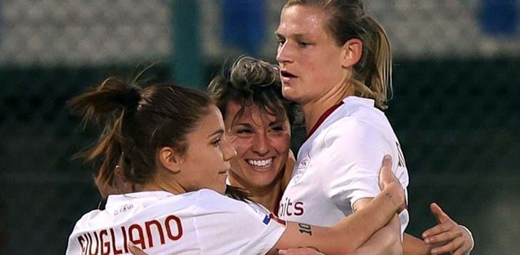 La 'manita' della Roma apre la Poule Scudetto: 5-1 alla Fiorentina. Martedì la super sfida con il Barcellona