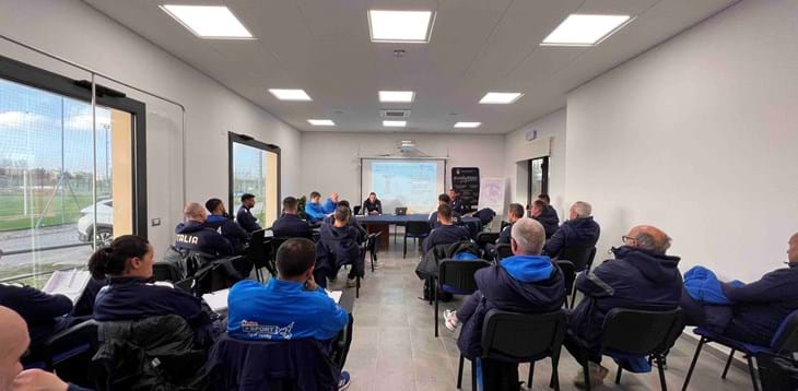 Formazione Evolution Programme SGS, pomeriggio a Sa Rodia tra campo e aula