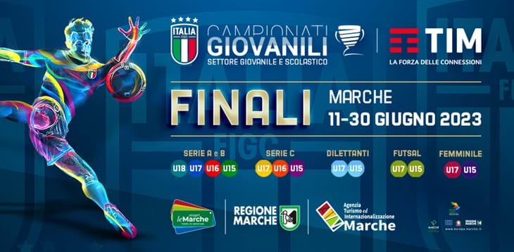Finali Giovanili TIM 2023: destinazione Marche. Dall'11 al 30 giugno in palio 11 scudetti, dall'Under 18 all'Under 15
