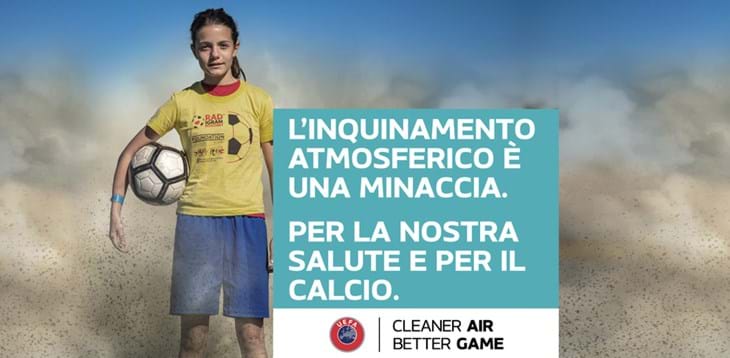 La FIGC aderisce alla campagna UEFA 'Cleaner Air, Better Game' contro l'inquinamento