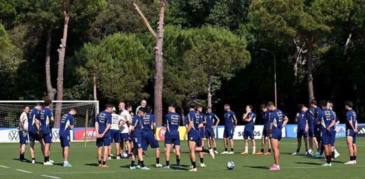 Preparation for the European Championships continues, CONI Secretary General Mornati visits Tirrenia