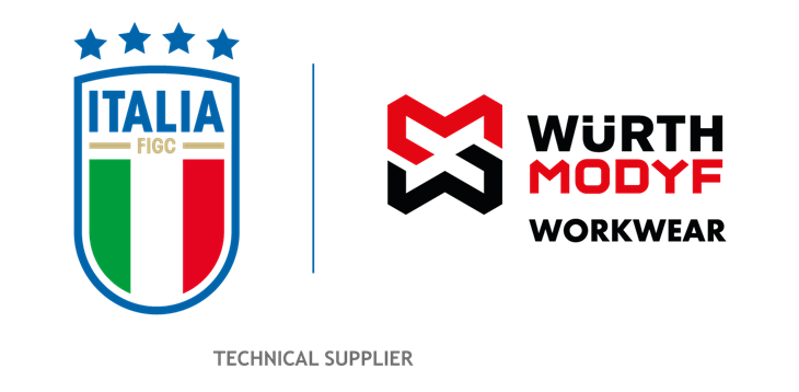 Würth MODYF is the technical supplier of the FIGC and of the Italian national football teams