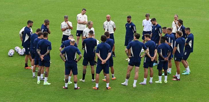 Verso Spagna-Italia: Azzurri in partenza per Enschede. Ultimo allenamento a Coverciano