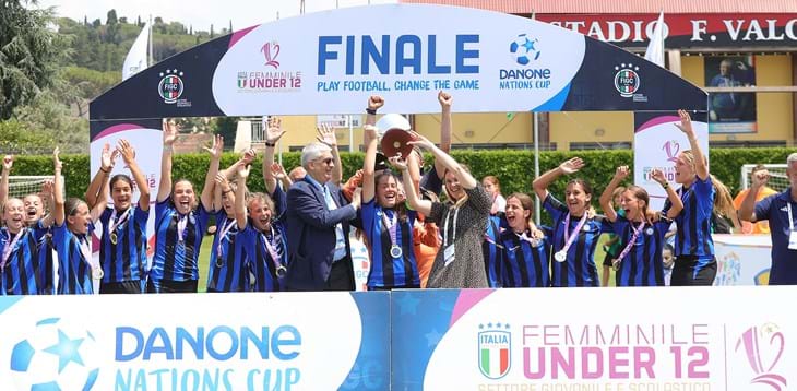 Successo nerazzurro a Coverciano: l’Inter vince la settima edizione della Danone Nations Cup