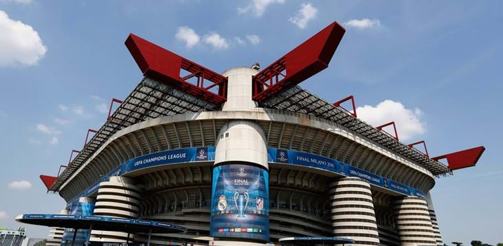 Milan is a candidate to host the 2026 or 2027 Champions League Final