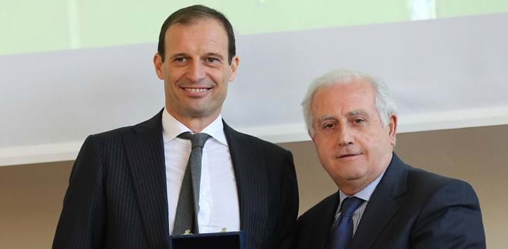 A Massimiliano Allegri la Panchina d’oro per la stagione 2016/2017. Preceduti nelle preferenze Gasperini e Sarri
