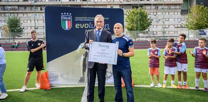 'Calciosociale' at the UEFA Foundation For Children Awards 2023.