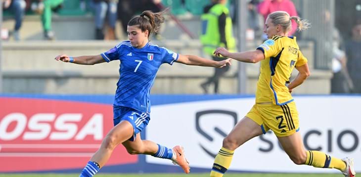 Nations League: la Svezia passa a Castel di Sangro, Azzurre battute 1-0. Soncin: “Sono orgoglioso della squadra”