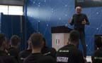 Spalletti meets the National Youth Sector staff and referees