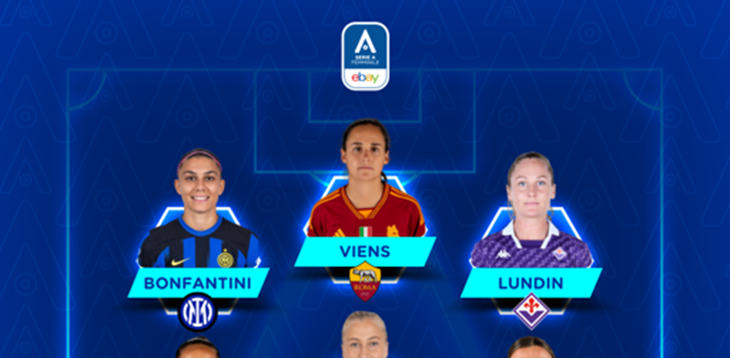 Serie A Femminile eBay 2023/24: la Top 11 della 3ª giornata