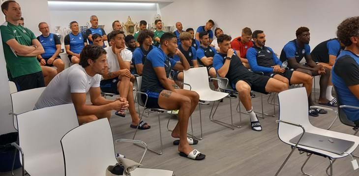 Progetto HatTrick V: a Zingonia incontro con l’Atalanta sul programma educativo antidoping