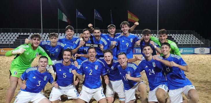 La tripletta di De Baptistis trascina l’Italia: è 4-3 alla Spagna nella prima amichevole di Tirrenia