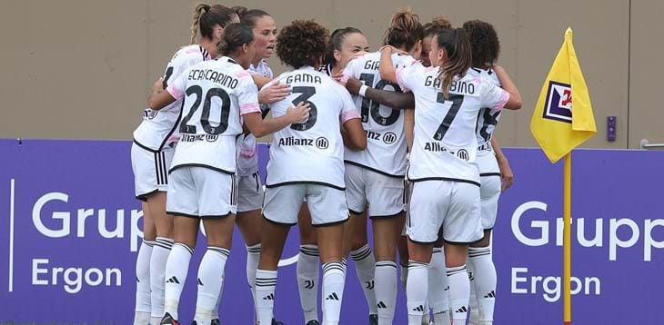 La Juventus piega la Fiorentina, vince ancora la Roma, 4-1 del Milan al Pomigliano
