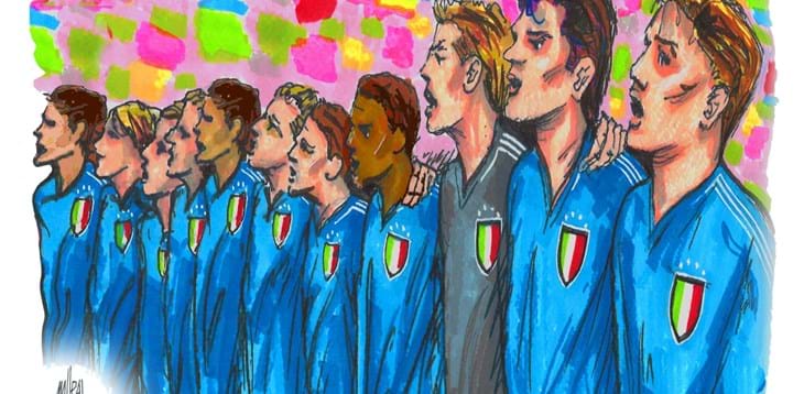 Un murales negli spogliatoi azzurri scelto dai tifosi su Socios.com