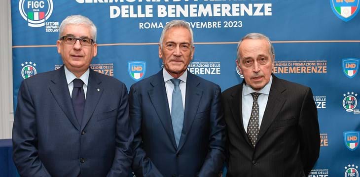 Benemerenze 2023, consegnati i premi del calcio di base. Gravina: “Volontariato, impegno e passione. Orgogliosi di voi”