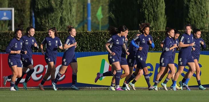 Nations League, per le Azzurre ultimo allenamento a Coverciano prima della partenza per la Spagna