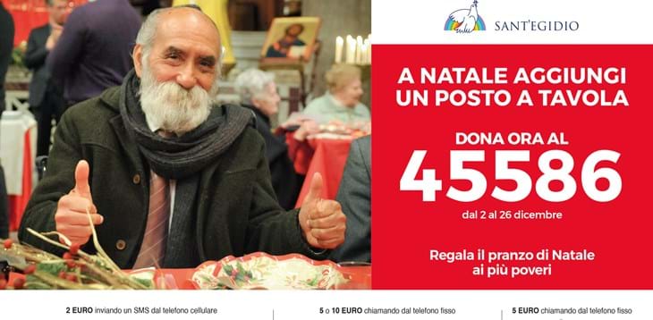 “A Natale aggiungi un posto a tavola”: l’appello del Ct Spalletti a favore della Comunità di Sant’Egidio