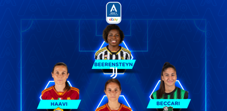 Serie A Femminile eBay 2023/24: la Top 11 della 10ª giornata di campionato