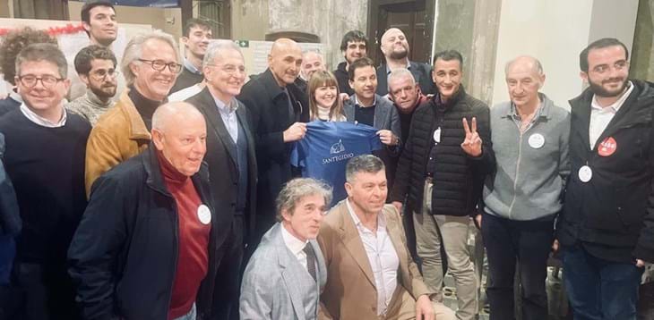 Sant'Egidio, il Ct Spalletti in visita in un centro di accoglienza per senza dimora: