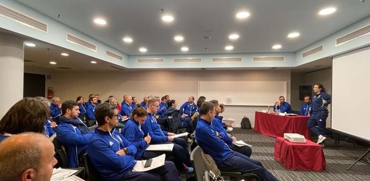 Lezioni in presenza a Roma per i 44 allievi del Corso per Allenatore di calciatori con disabilità