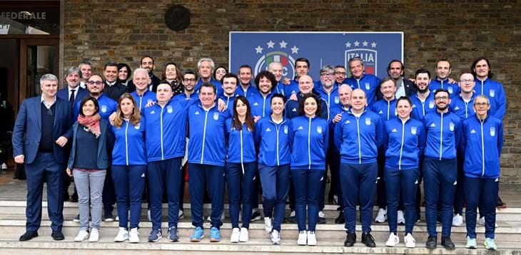 Calciatori con disabilità, a Coverciano la consegna dei diplomi alle allenatrici e agli allenatori abilitati