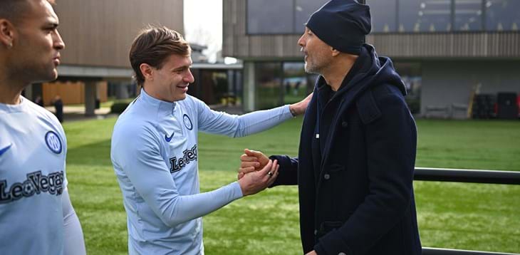 Luciano Spalletti in visita all’Inter, il Ct incontra i nerazzurri al ‘Suning Training Centre’ di Appiano Gentile