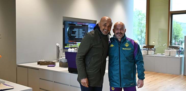 Prosegue il tour del Ct nei club di Serie A: Spalletti al ‘Viola Park’ incontra Italiano e gli Azzurri in Viola