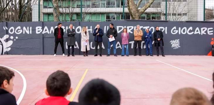 Progetto 'Sport e Integrazione': inagurato a Milano il nuovo 'Spazio Fontanelli', area sportiva dedicata a Davide Astori