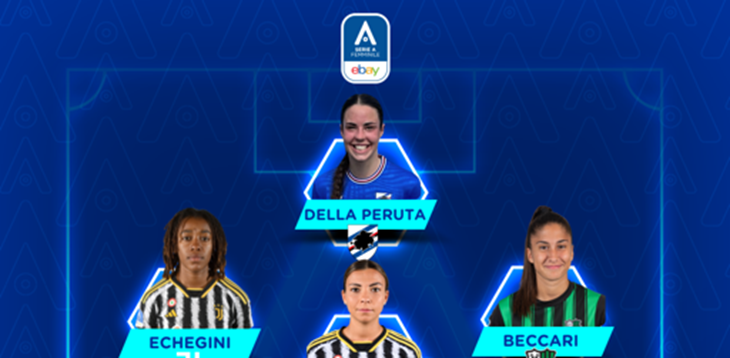 Serie A Femminile eBay 2023/24: la Top 11 della prima giornata di poule scudetto e poule salvezza