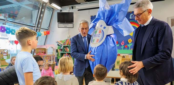 La FIGC festeggia la Pasqua con l’Ospedale Bambino Gesù: dalla Federazione un contributo per le famiglie dei bimbi ricoverati