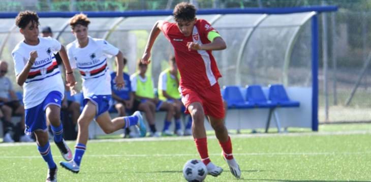 Il doppio salto di bomber Zanni: è un Under 15, segna con l'Under 17. E il Monza se lo coccola