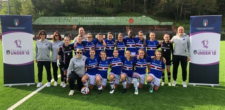 La Sampdoria vince la fase regionale del Torneo Under 12
