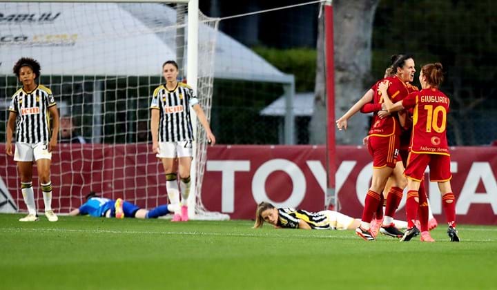 Roma, scatto scudetto: anche la Juve ko, tricolore a un passo