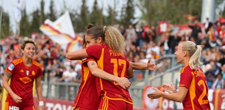 La Roma supera per la quarta volta la Juventus e prenota il titolo. Milan, Sassuolo e Girelli forza cinque