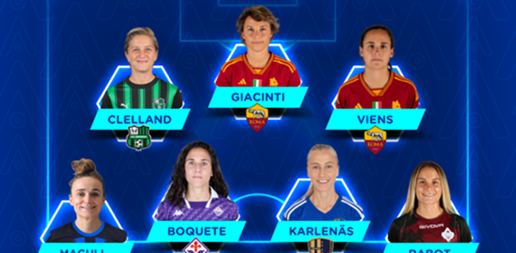 Serie A Femminile eBay 2023/24: la Top 11 della 7ª giornata di poule scudetto e poule salvezza