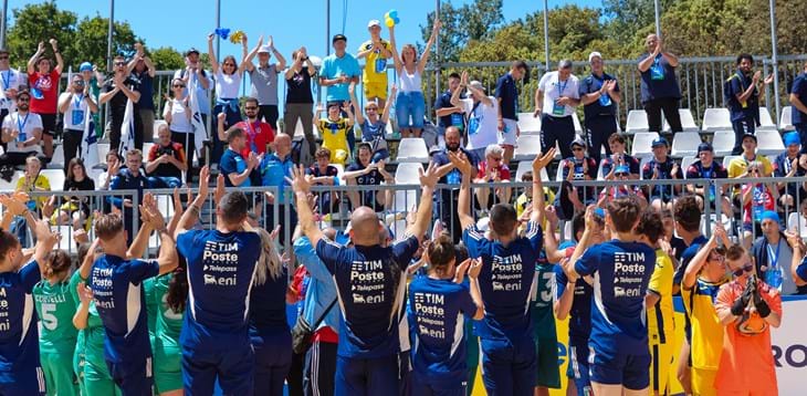 L’esibizione dell’Italbeach riempie di gioia la Finale Nazionale della DCPS: “Un’iniziativa bellissima”
