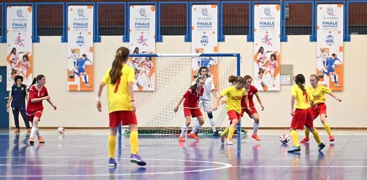 Calcio a cinque e scuola: a Salsomaggiore Terme le finali nazionali dei progetti scolastici ‘Tutti in Goal’ e ‘Ragazze in Gioco’