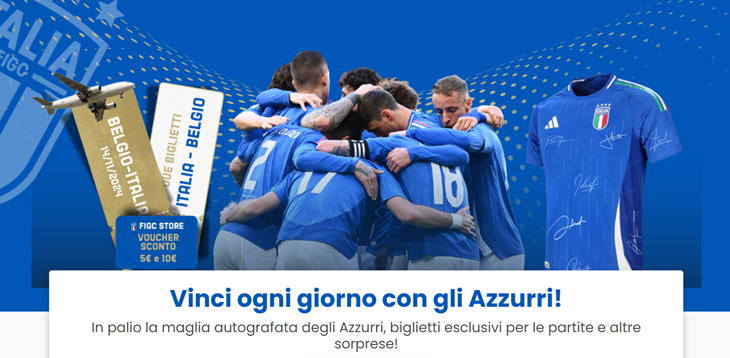 'Vinci con gli Azzurri!