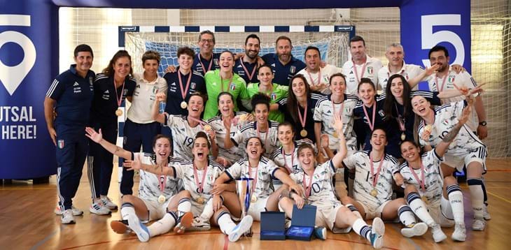 Gioia Azzurra a Porec: l’Italia batte 3-2 la Polonia e vince la Futsal Week. Salvatore: “Sono contenta, missione compiuta”