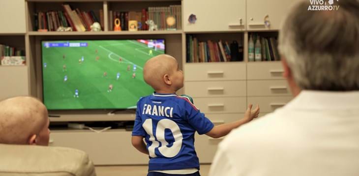 Su Vivo Azzurro TV la serata speciale dei bambini della 'Casa di Davide', tra emozioni Azzurre e il saluto di Spalletti: