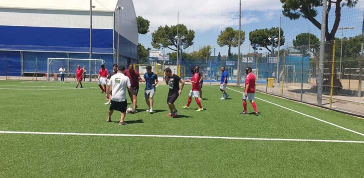 La Di Cagno Abbrescia, club DCPS, in campo insieme al Bari 1988 non vedenti: