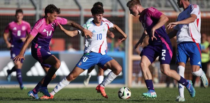 Italia battuta 3-0 dalla Germania: a Rieti il primo ko in Elite League per gli Azzurrini. Corradi: