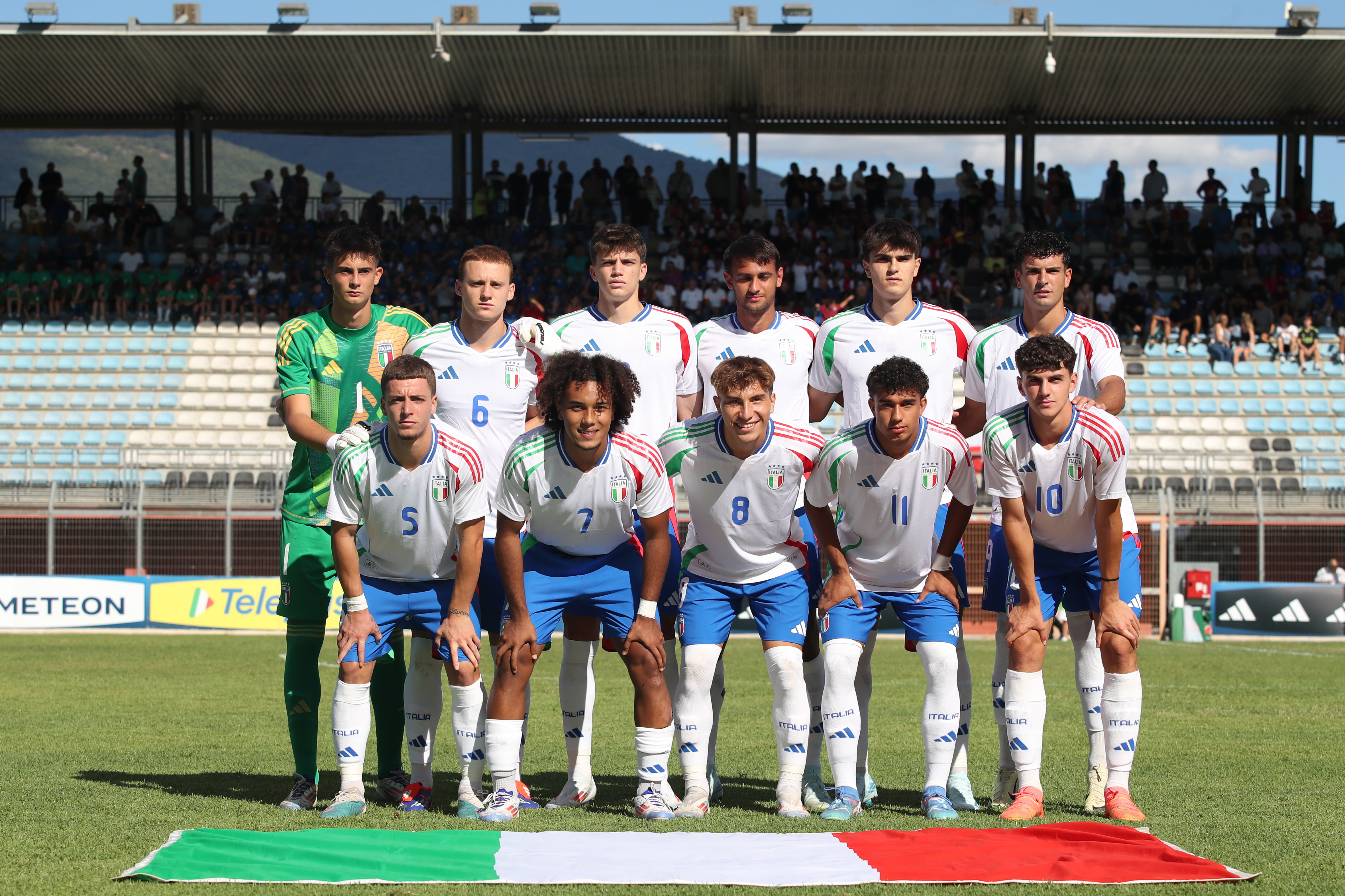 L'Italia Under 20 che ha affrontato la Germania