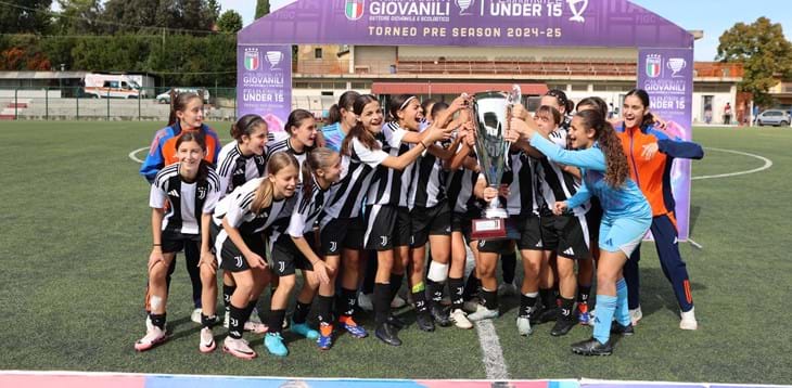 Under 15 Femminile: la Juventus vince il torneo pre season. In finale battuto il Milan per 1-0