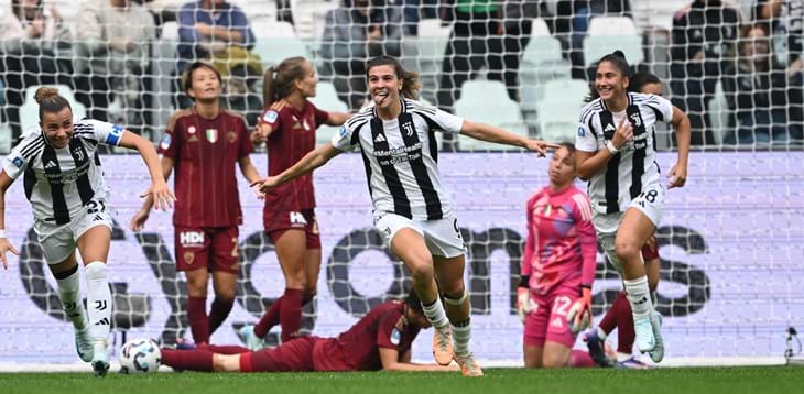 All'Allianz Stadium fa festa la Juve: Bonansea-Cantore, Roma ko 2-1 davanti a 33.321 spettatori. Cappelletti: