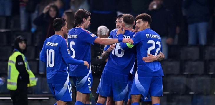 Oltre 7 milioni e 300mila telespettatori per Italia-Israele, gli Azzurri vincono anche nel prime time